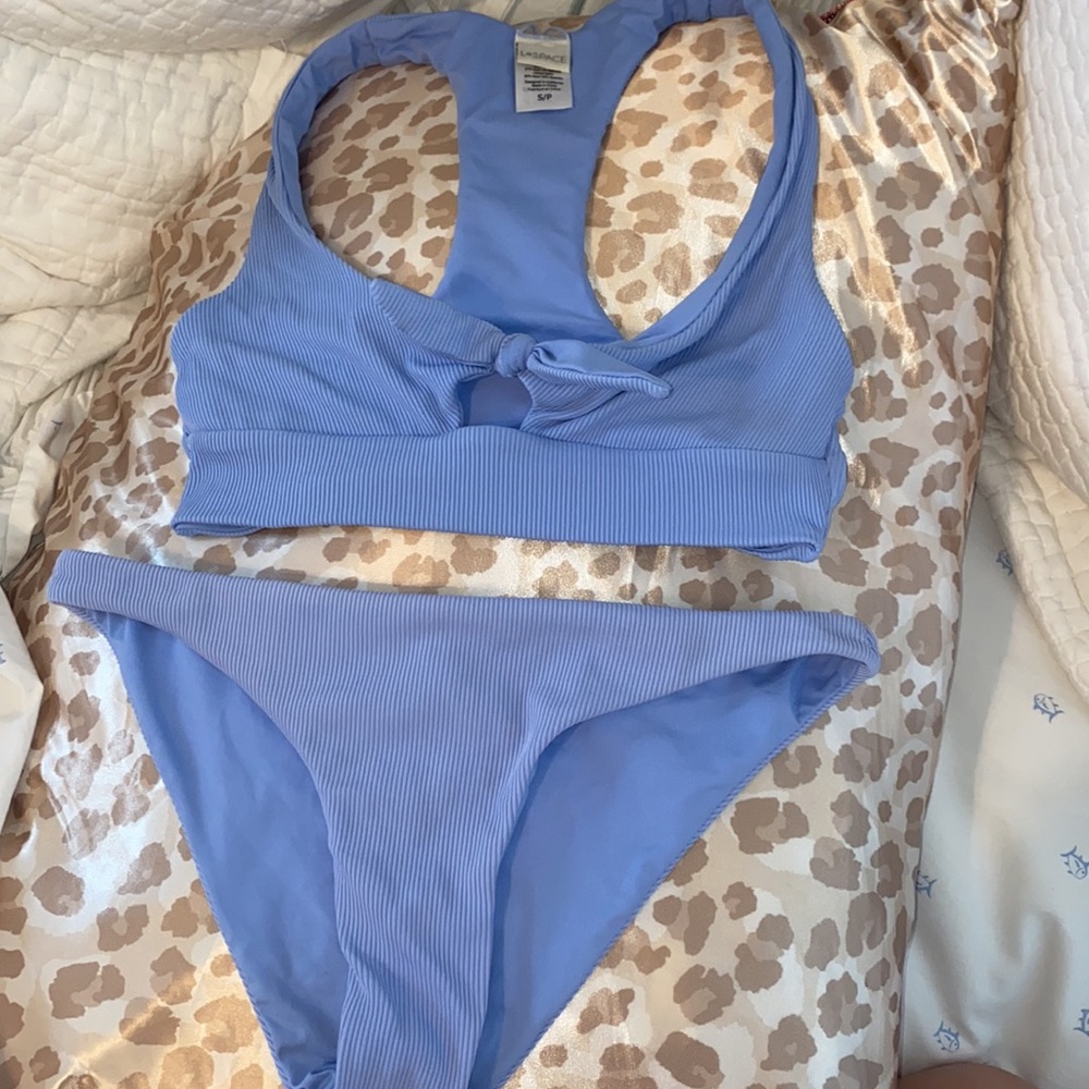 L* Space Ridin High Tara Ribbed Racerback bikini - Picture 2 of 5